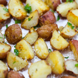 Garlic Parmesan Roasted Potatoes