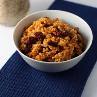 Baked Rice and Beans