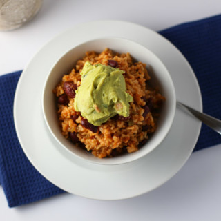 Baked Rice and Beans