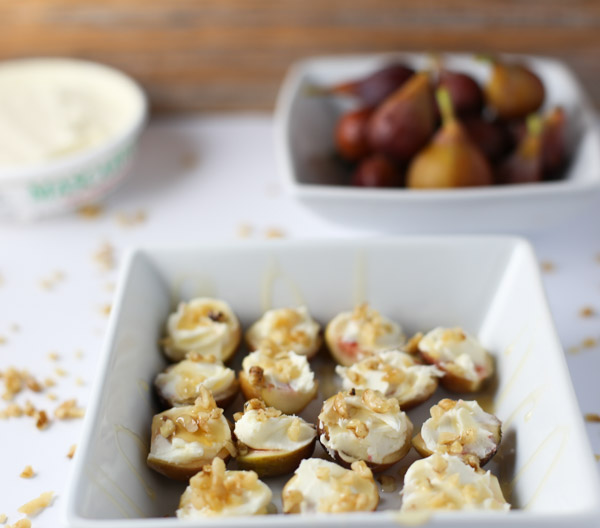 Fig and Mascarpone Bites