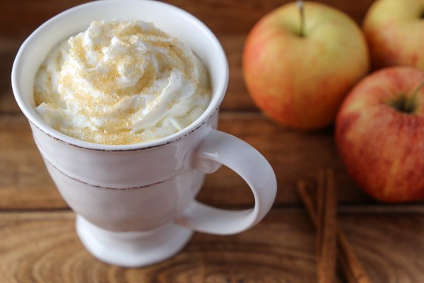 Salted Caramel Apple Spiced Cider