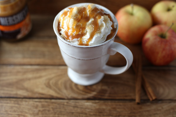 Salted Caramel Apple Spiced Cider