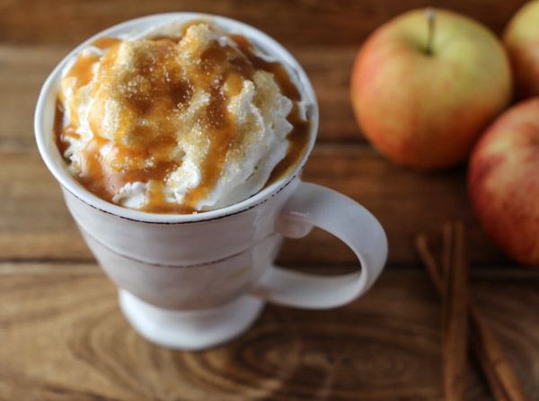 Salted Caramel Apple Spiced Cider