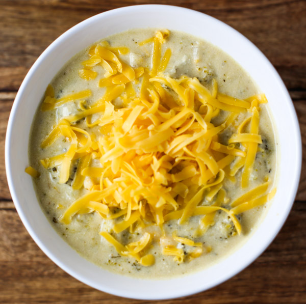 Slow Cooker Broccoli Cheddar Soup