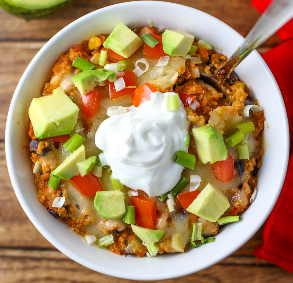 Slow Cooker Enchilada Quinoa