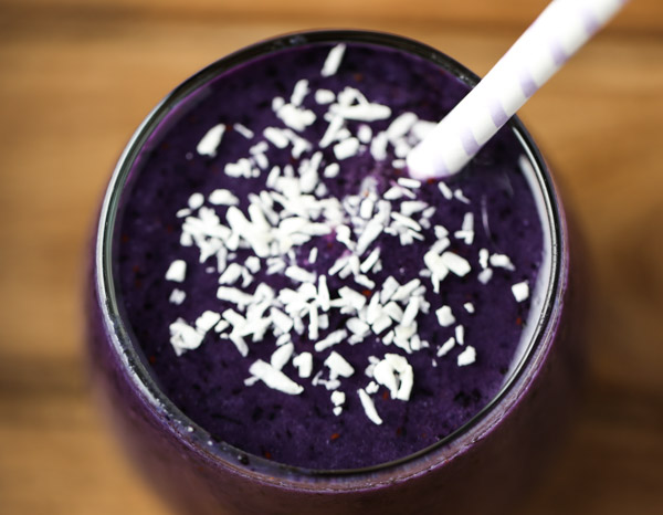 Blueberry Pineapple Coconut Smoothie