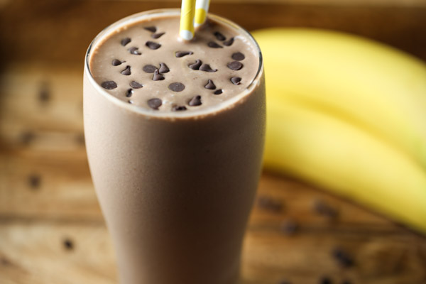 Chocolate Peanut Butter Banana Smoothie