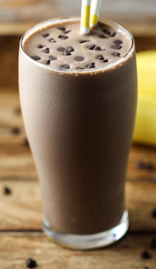Chocolate Peanut Butter Banana Smoothie 6