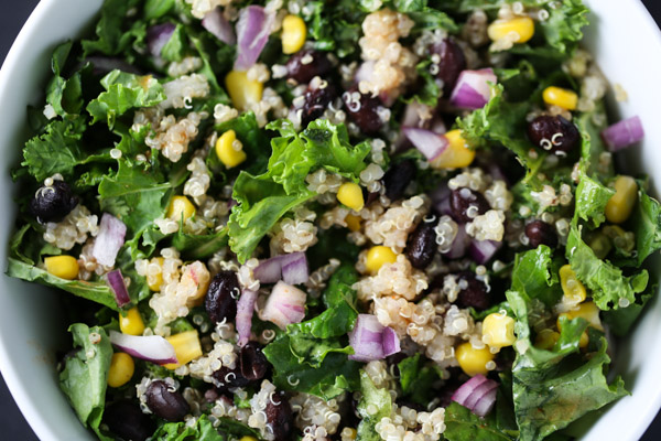 Spicy Kale & Quinoa Salad