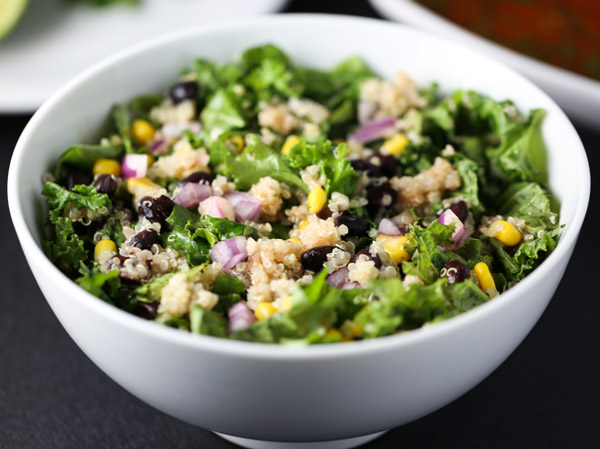 Spicy Kale & Quinoa Salad