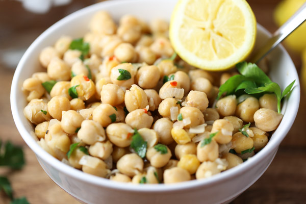 Skillet Chickpeas