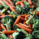 Asian Roasted Carrots & Broccoli