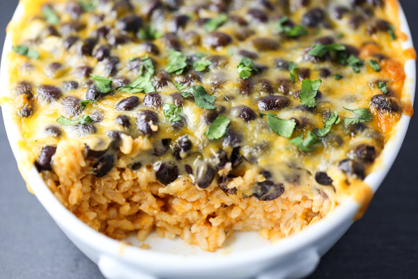 Cheesy baked outlet rice