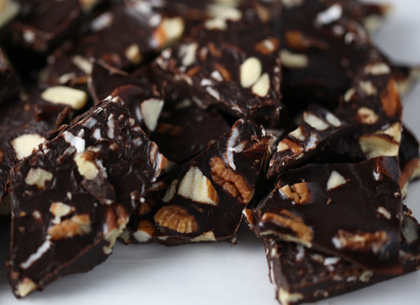 Coconut Oil Chocolate Bark