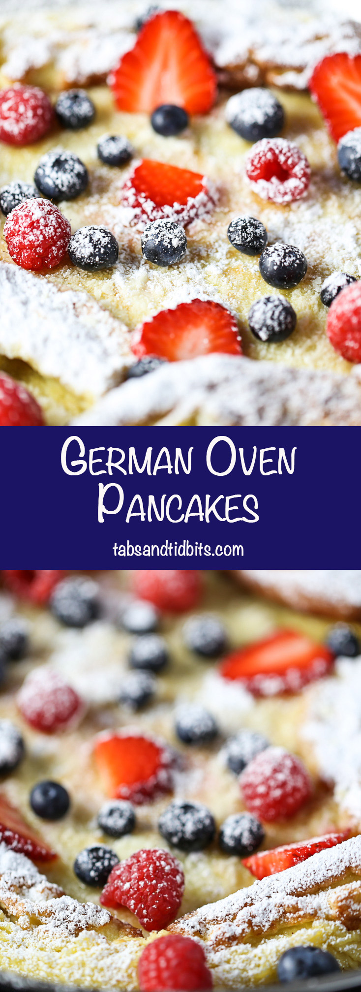 German Oven Pancakes - A classic oven pancake that puffs up into a golden delicious breakfast! 