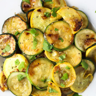 Sautéed Zucchini and Yellow Summer Squash - Tabs & Tidbits