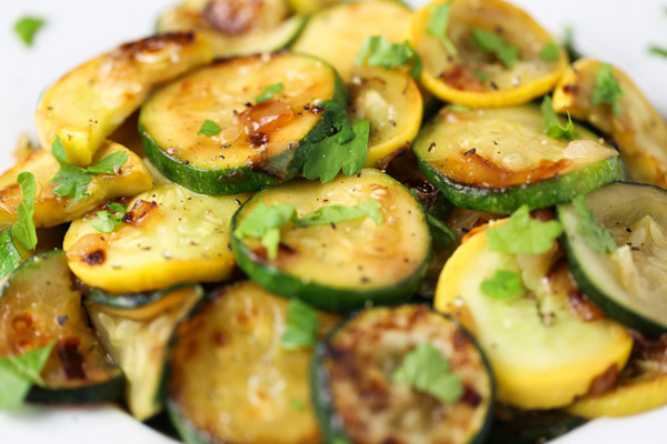 Sautéed Zucchini and Yellow Summer Squash - Tabs & Tidbits