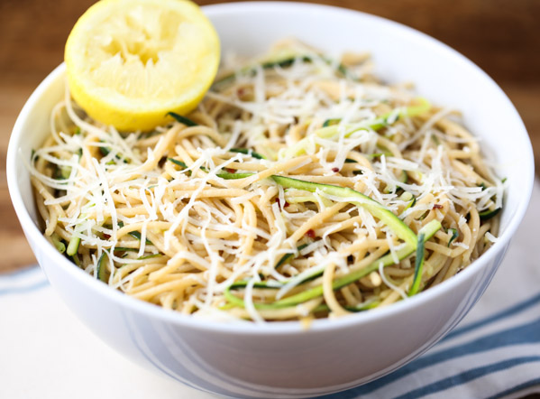 Zesty Spaghetti & Zucchini