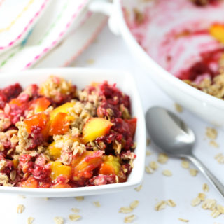 Mango Raspberry Crisp