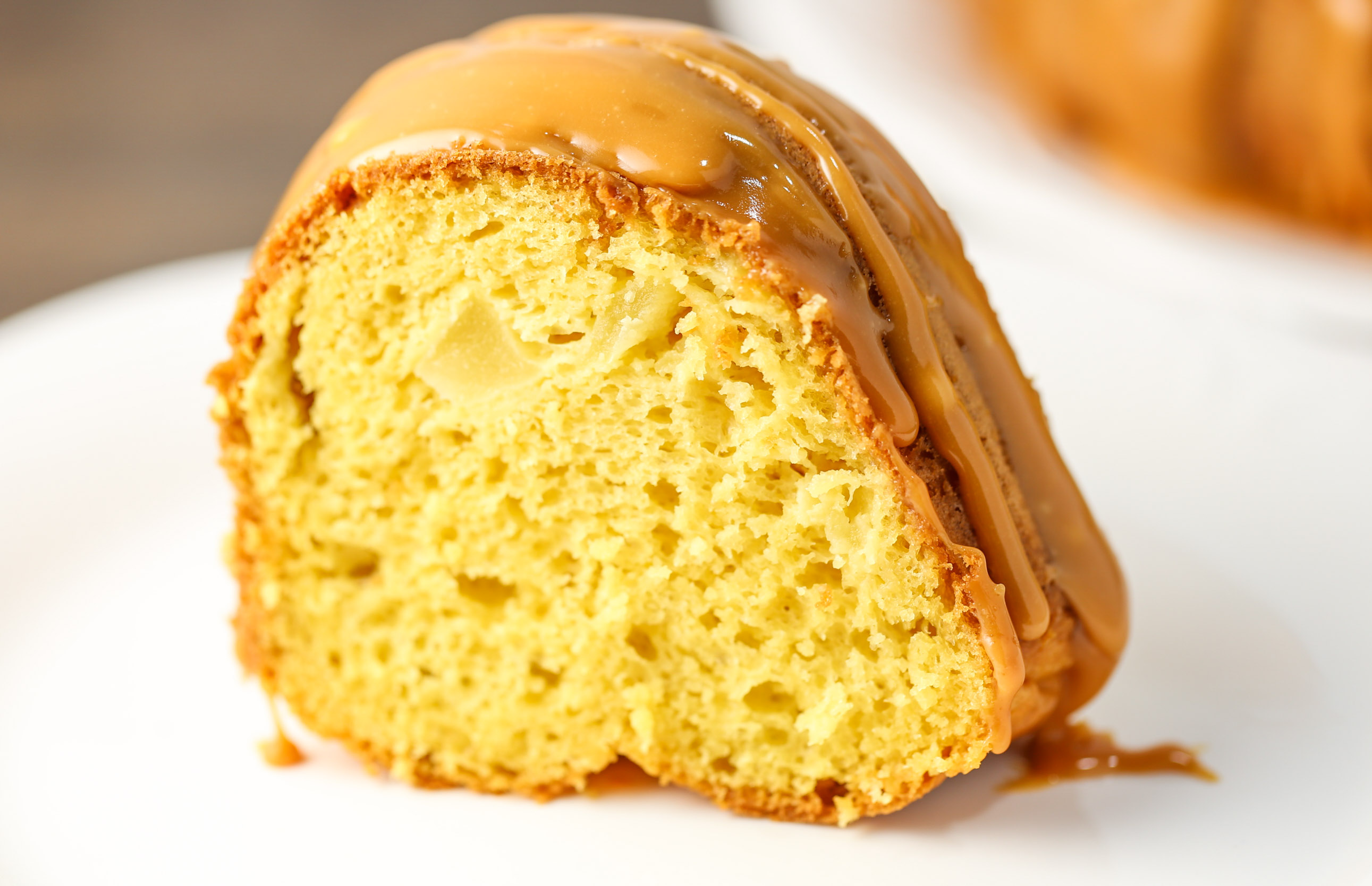 Caramel Apple Bundt Cake