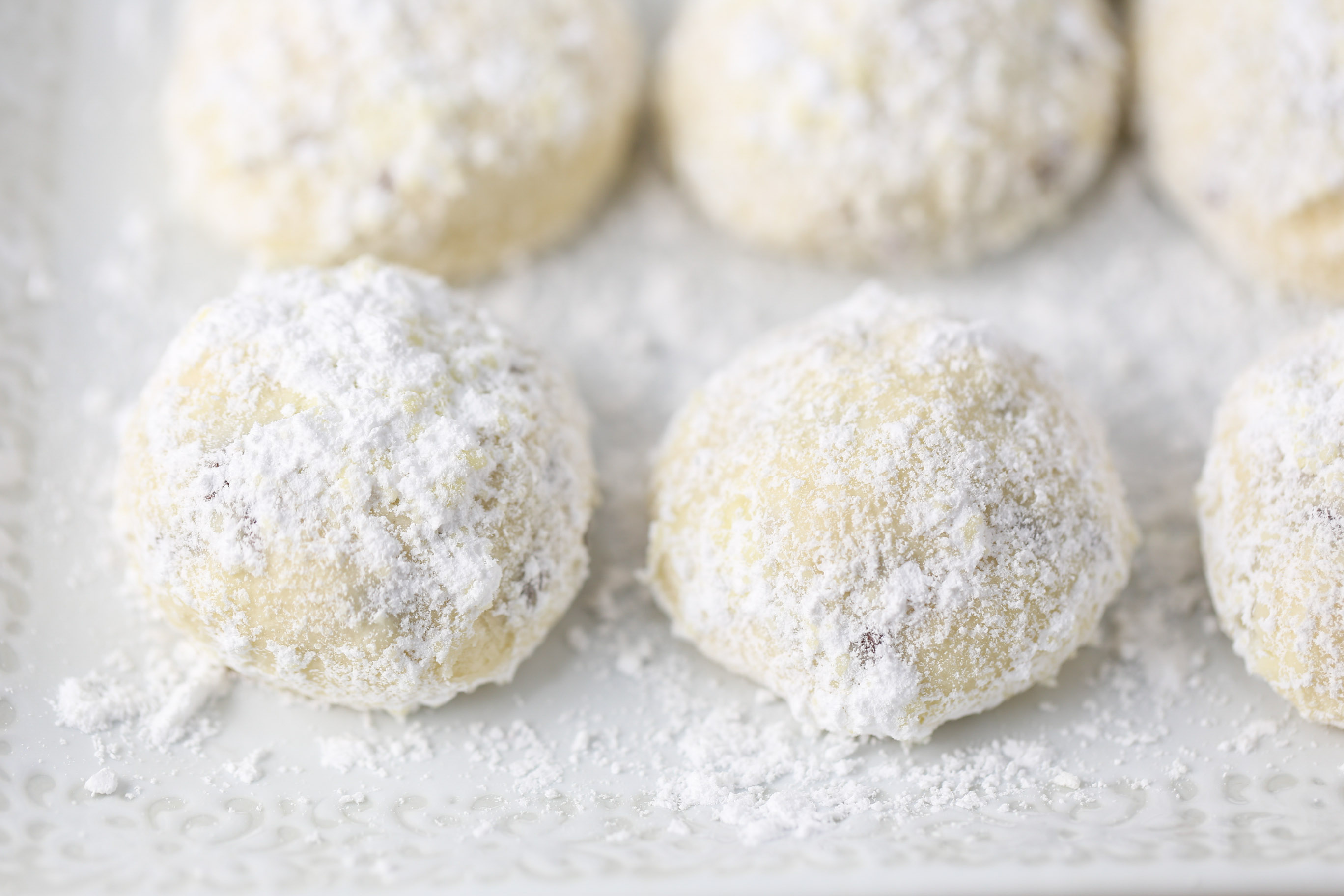 Chocolate Chip Snowball Cookies