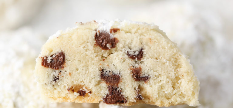 Chocolate Chip Snowball Cookies