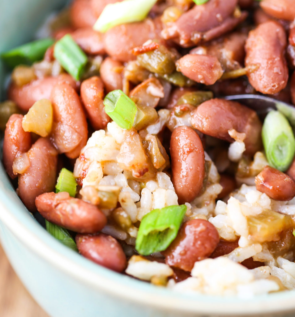 Vegetarian Red Beans and Rice - Tabs & Tidbits