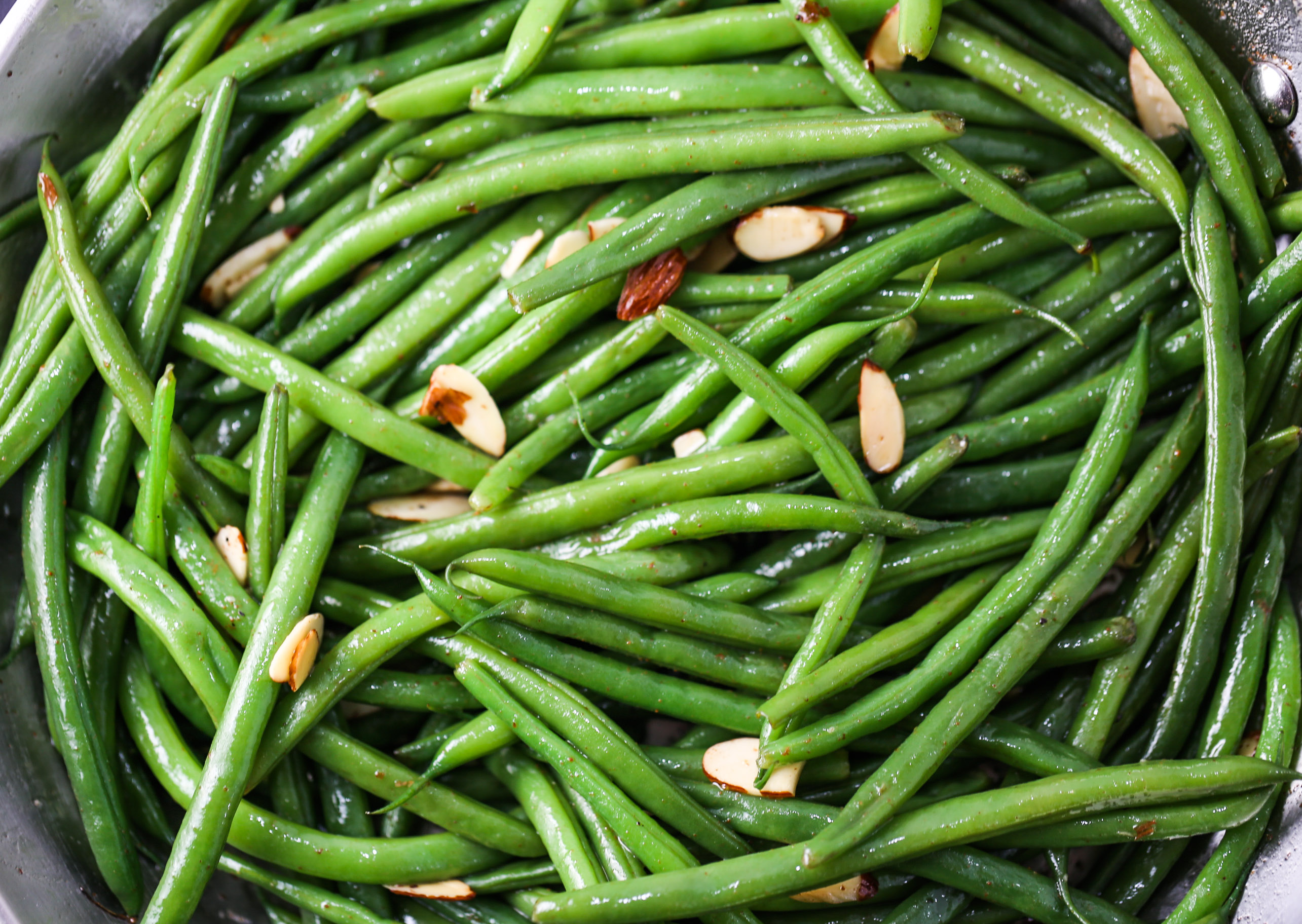 Brown Butter Green Beans with Almonds