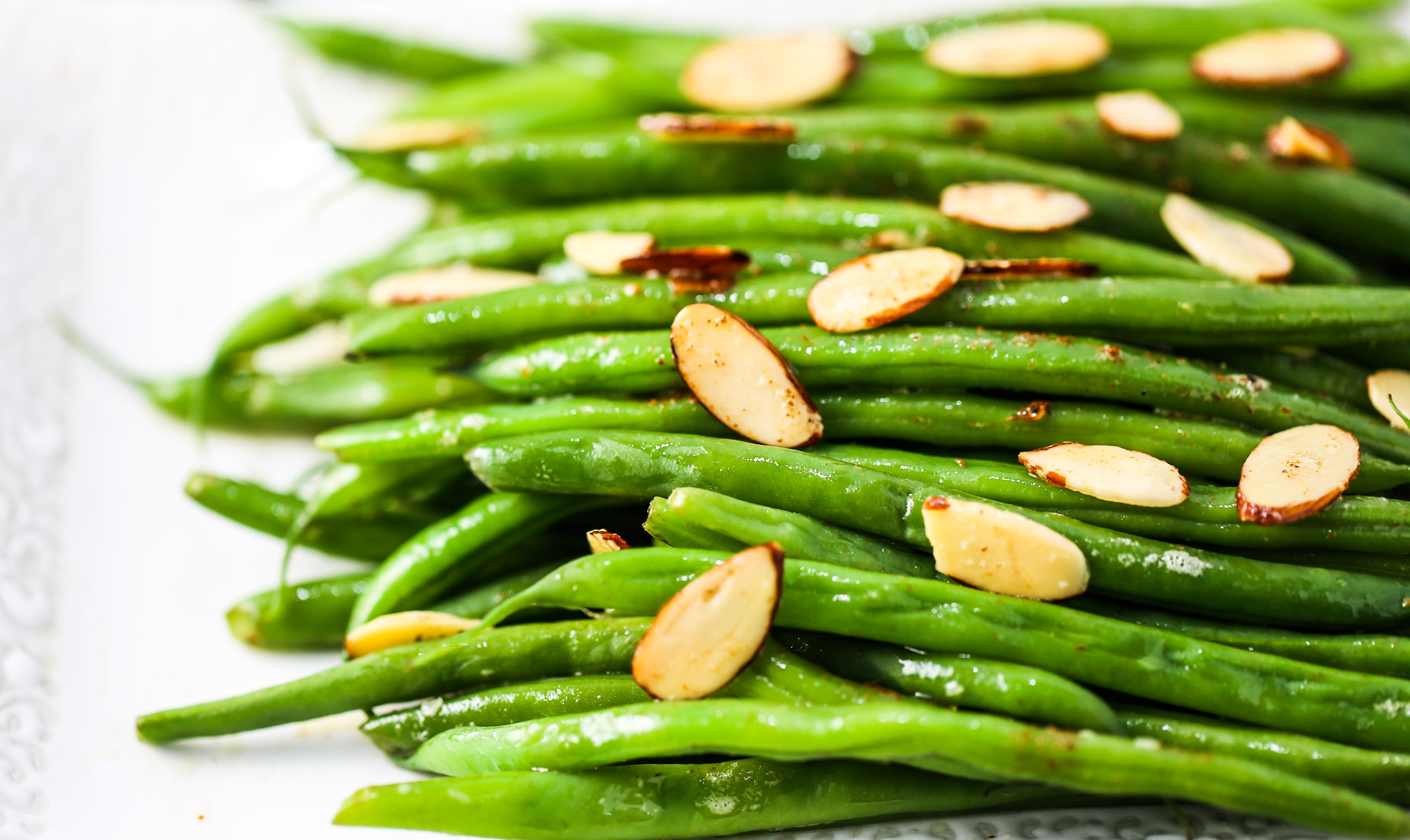 Brown Butter Green Beans with Almonds