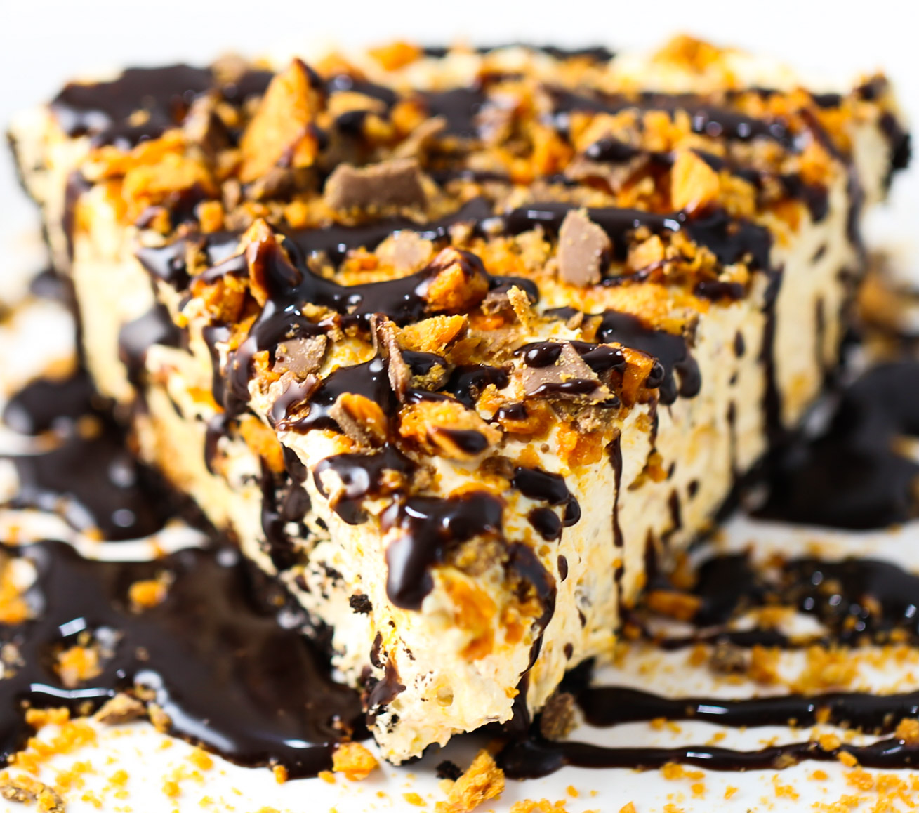 No Bake Butterfinger Pie