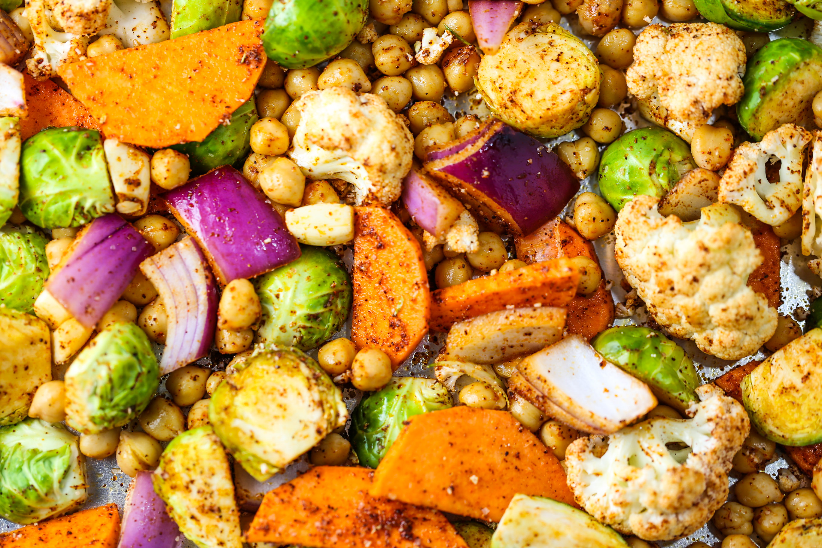 Winter Veggie Sheet Pan Dinner