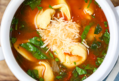 Tortellini Soup - Tabs & Tidbits