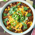 Slow Cooker Taco Lentil Soup