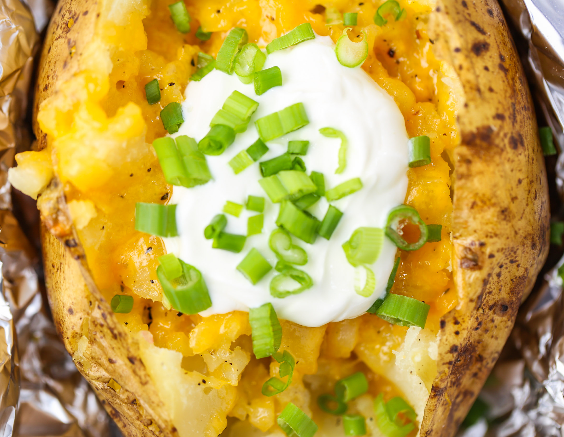 Slow Cooker Baked Potatoes