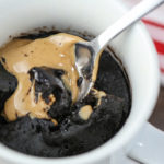 Chocolate Peanut Butter Mug Cake