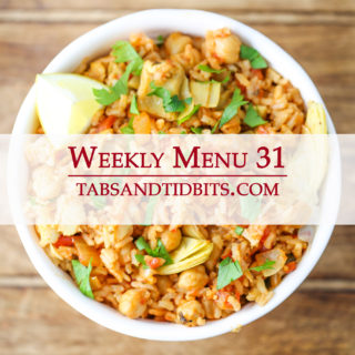 Weekly Menu 31