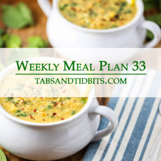 Weekly Meal Plan 33