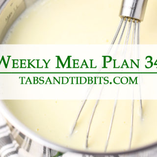 Weekly Meal Plan 34