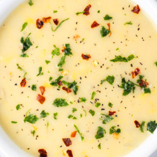 Spicy Coconut Corn Soup