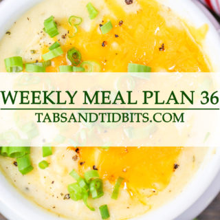 Weekly Meal Plan 36