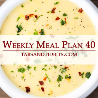 Vegetarian Weekly Meal Plan