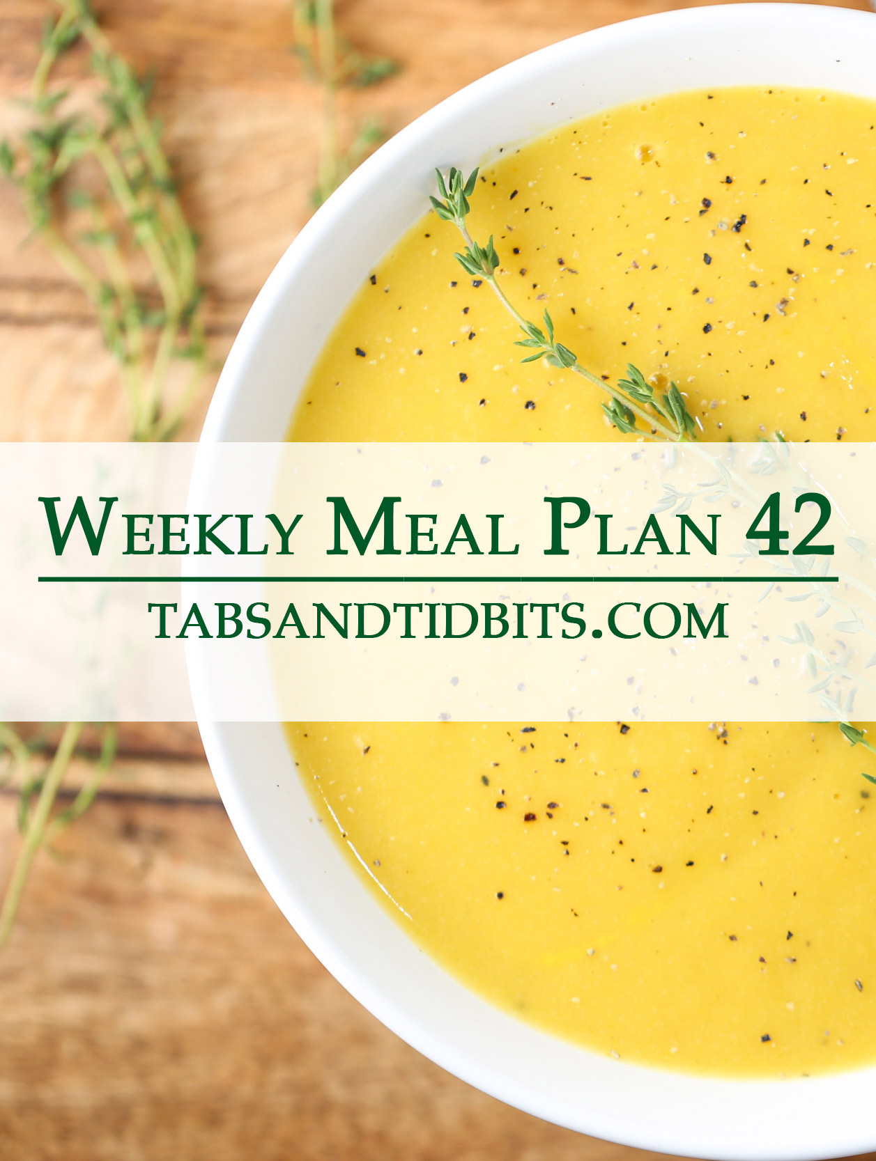 Weekly Meal Plan 42