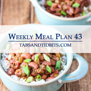 Vegetarian Weekly Meal Plan