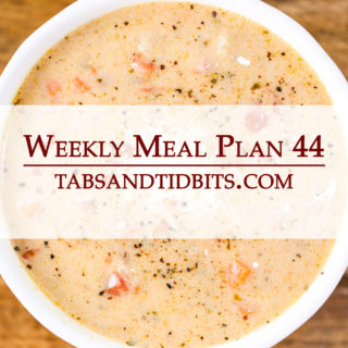 Vegetarian Weekly Meal Plan