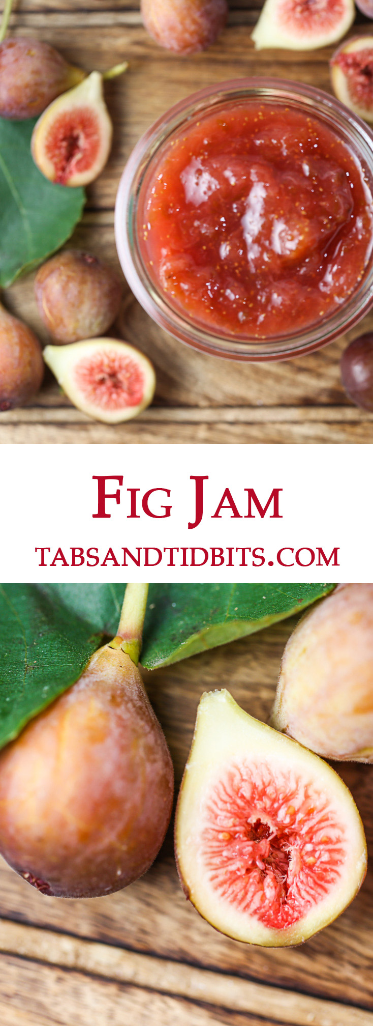 An easy to make jam with fresh figs, lemon juice, and sugar create a sweet and simple treat!