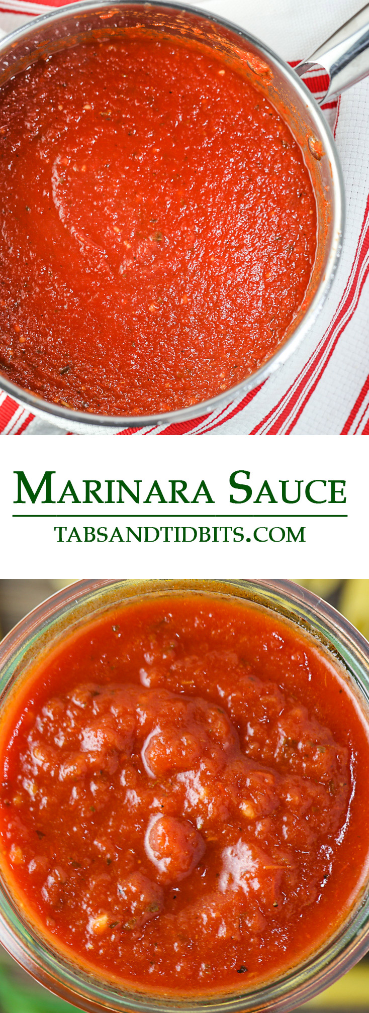 This simple and uncomplicated marinara sauce adds bright and fresh flavors!