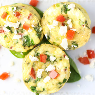 Spinach & Tomato Egg Muffins