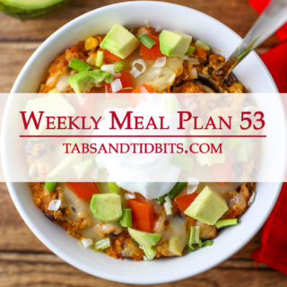 Vegetarian Weekly Meal Plan!