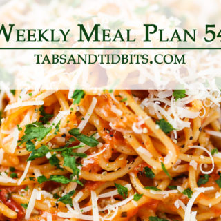 Vegetarian Weekly Meal Plan!