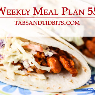 Vegetarian Weekly Meal Plan!